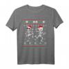 Tanzende Skelette Dance of Death Kinder T-Shirt - Lustiges Halloween und Weihnachts Motiv für Kinder, ideal als Geschenk