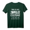 This Is My Zombie Costume - Lustiges Halloween Quote Humor T-Shirt für Zombie-Fans und Partys