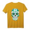 Sugar Skull Totenkopf Halloween & Día De Los Muertos T-Shirt – Buntes Totenkopf-Design für Feierlichkeiten und Festtage