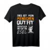 Esel Halloween Kostüm T-Shirt - Lustiges Tierkostüm für Damen und Herren, Originelle Verkleidung für Halloween