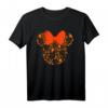 HapDeer Minnie Mouse Halloween Silhouette T-Shirt – Offizielles Merchandise für Geburtstags- und Halloween-Feiern für Männer, Frauen, Jungen und Mädchen