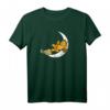 HapDeer T-Shirt mit Halloween Crescent Moon und Broom Riding - Lizenziertes Nickelodeon Design für Feier & Party