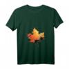 Damen Vintage Halloween Kürbis Gesicht T-Shirt mit V-Ausschnitt – Perfekt für Halloween-Partys & Last-Minute-Kostümideen