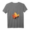 Damen Vintage Halloween Kürbis Gesicht T-Shirt mit V-Ausschnitt – Perfekt für Halloween-Partys & Last-Minute-Kostümideen