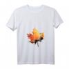 Damen Vintage Halloween Kürbis Gesicht T-Shirt mit V-Ausschnitt – Perfekt für Halloween-Partys & Last-Minute-Kostümideen