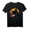 Funny Black Cat Shirt - Lustiges Horror T-Shirt mit mörderischer Katze und Messer, perfektes Halloween-Geschenk für Katzenliebhaber