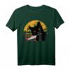 Funny Black Cat Shirt - Lustiges Horror T-Shirt mit mörderischer Katze und Messer, perfektes Halloween-Geschenk für Katzenliebhaber