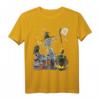 Halloween Skelett Mit Hut Kostüm für Jungen und Herren - Klassisches Halloween T-Shirt für Partys mit Fledermäusen und Kürbissen