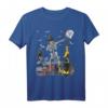 Halloween Skelett Mit Hut Kostüm für Jungen und Herren - Klassisches Halloween T-Shirt für Partys mit Fledermäusen und Kürbissen