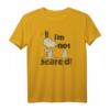 HapDeer Halloween Snoopy T-Shirt – Ich habe keine Angst, Lizenzierter Peanuts Cartoon, Humorvolles Geburtstagsgeschenk