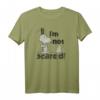 HapDeer Halloween Snoopy T-Shirt – Ich habe keine Angst, Lizenzierter Peanuts Cartoon, Humorvolles Geburtstagsgeschenk
