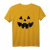 Lustiges Halloween Kürbis Gesicht T-Shirt für Kinder und Erwachsene – Perfekt für Partys, Feiern & als Geschenkidee