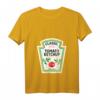Ketchup & Senf Mayo T-Shirts für Paare - Lustiges Halloween 2023 Kostüm, perfekt für Weihnachten, Geburtstag, Ostern und Feiertage