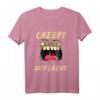 Creepy Different | Lustiges und Gruseliges Halloween Komisch T-Shirt – Perfekt für Partys, Freunde & Familie