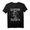 Raptor Trainer Lustiges Dinosaurier Liebhaber Halloween Kostüm T-Shirt - Perfekt für Partys, Süßes oder Saures und Kürbisschnitzen