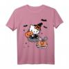 Hello Kitty Halloween T-Shirt - Offiziell lizenzierte Sanrio Bekleidung für Fans, Niedliches Halloween Outfit