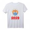 Kürbis mit Maske: Ich habe 2020 überlebt - Lustiges Halloween T-Shirt für Partys & Süßes oder Saures