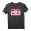 Einfache Halloween-Kostüm-Idee | My Name Is Rasputin T-Shirt mit Vintage-Namensschild