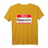 Einfache Halloween-Kostüm-Idee | My Name Is Rasputin T-Shirt mit Vintage-Namensschild