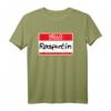 Einfache Halloween-Kostüm-Idee | My Name Is Rasputin T-Shirt mit Vintage-Namensschild