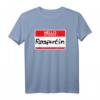 Einfache Halloween-Kostüm-Idee | My Name Is Rasputin T-Shirt mit Vintage-Namensschild