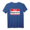 Einfache Halloween-Kostüm-Idee | My Name Is Rasputin T-Shirt mit Vintage-Namensschild