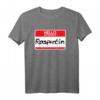 Einfache Halloween-Kostüm-Idee | My Name Is Rasputin T-Shirt mit Vintage-Namensschild