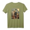 Süßer Frenchie in gruseligem Halloween Dorf T-Shirt – Lustiges Hundeshirt für Frenchie-Liebhaber und Halloween-Fans