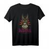 HapDeer Dia De Los Muertos Creepy Bugs Bunny Halloween T-Shirt – Lizenziertes WB Cartoon Merchandise für Fans & Halloween