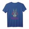 HapDeer Dia De Los Muertos Creepy Bugs Bunny Halloween T-Shirt – Lizenziertes WB Cartoon Merchandise für Fans & Halloween