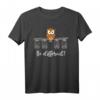 Be Different Fledermaus Eule Halloween Statement T-Shirt – Perfekt für Motto-Partys, Halloween-Feiern und als Geschenk für Freunde, Familie und Kollegen
