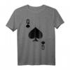 Queen Pik Spielkarte Halloween-Kostüm T-Shirt – Perfekt für Karneval, Cosplay & Party-Geschenke