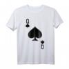 Queen Pik Spielkarte Halloween-Kostüm T-Shirt – Perfekt für Karneval, Cosplay & Party-Geschenke