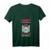 Damen Zombies und Wein Halloween T-Shirt mit V-Ausschnitt – Lustiges Gruseliges Halloween Design für Partys