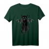 Schwarze Katze Halloween Scary Black Cat Vampir Kostüm T-Shirt - Spooky Geschenk für Katzenliebhaber und Halloween Party