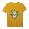 Sugar Skull Smoking Joint Weed Kostüm T-Shirt – Cool Halloween & 420 Geschenk für Horror- und Cannabis-Fans