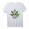 Sugar Skull Smoking Joint Weed Kostüm T-Shirt – Cool Halloween & 420 Geschenk für Horror- und Cannabis-Fans