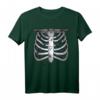 Skelett Brust mit Spinnen Halloween Kostüm T-Shirt – Gruseliges Knochen-Design für Party, Süßes oder Saures & Halloween Feier