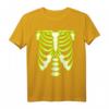 Grünes Skelett Brustkorb T-Shirt – Halloween Knochen Kostüm für Kinder und Erwachsene, perfekt für Party & Trick-or-Treat