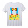 Clown-Kostüm Kinder, Männer & Frauen – Lustiges Halloween-Zirkus T-Shirt, Party- und Familienkostüm für Kids und Erwachsene