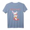 Böses Hasi Halloween Fasching Kostüm für Herren und Damen – Lustiges, Gruseliges T-Shirt mit Blut und Kettensäge für Karneval & Halloween