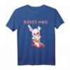 Böses Hasi Halloween Fasching Kostüm für Herren und Damen – Lustiges, Gruseliges T-Shirt mit Blut und Kettensäge für Karneval & Halloween
