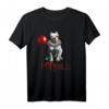 Pitbull Horrorfilm Halloween Custome T-Shirt – Lustiges Geschenk für Hundeliebhaber, Frauen & Mädchen, perfekt für Halloween und HapDeer