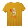 Pitbull Horrorfilm Halloween Custome T-Shirt – Lustiges Geschenk für Hundeliebhaber, Frauen & Mädchen, perfekt für Halloween und HapDeer