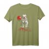 Pitbull Horrorfilm Halloween Custome T-Shirt – Lustiges Geschenk für Hundeliebhaber, Frauen & Mädchen, perfekt für Halloween und HapDeer