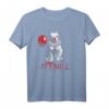 Pitbull Horrorfilm Halloween Custome T-Shirt – Lustiges Geschenk für Hundeliebhaber, Frauen & Mädchen, perfekt für Halloween und HapDeer