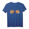 Lustiges Skelett Hände Kürbis Brüste Halloween Kostüm T-Shirt für Damen – Perfekt für Partys, Festivals & Halloween Veranstaltungen
