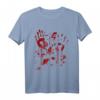 Halloween Blut Kostüm mit Blutspritzern - Einfaches blutiges T-Shirt für Zombie, Vampir & Gruselige Kostüme für Herren und Damen