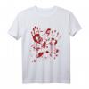 Halloween Blut Kostüm mit Blutspritzern - Einfaches blutiges T-Shirt für Zombie, Vampir & Gruselige Kostüme für Herren und Damen