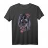 Gruselige Lady Sugar Skull Halloween Dia De Los Muertos T-Shirt – Spooky Kostüm für Halloween, Día de los Muertos & Feiertage
